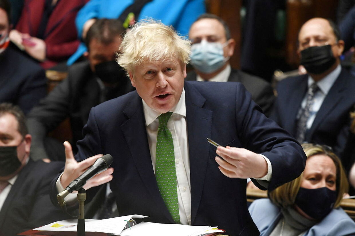 Efter at have virket opgivende tidligere på ugen opførte Boris Johnson sig mere selvsikkert i debatten i Underhuset onsdag.