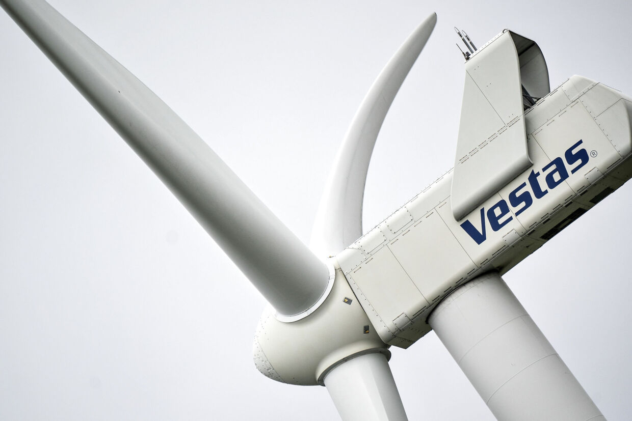Vindmølleproducenten Vestas er fredag udfordret på aktiemarkedet af dårligt nyt fra en konkurrent. (Arkivfoto) Henning Bagger/Ritzau Scanpix