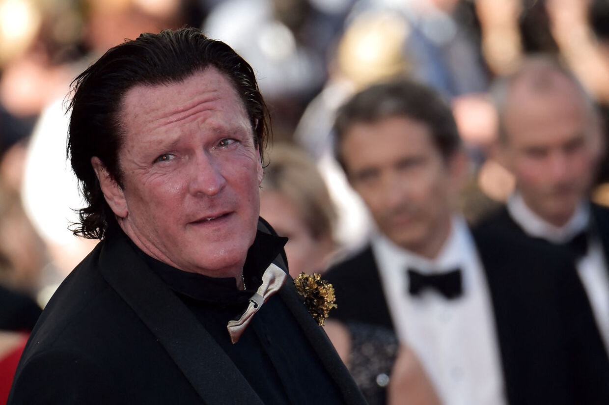 US actor Michael Madsen poses as he arrives for the Closing Ceremony of the 67th edition of the Cannes Film Festival in Cannes, southern France, on May 24, 2014.    AFP PHOTO / BERTRAND LANGLOIS. BERTRAND LANGLOIS / AFP