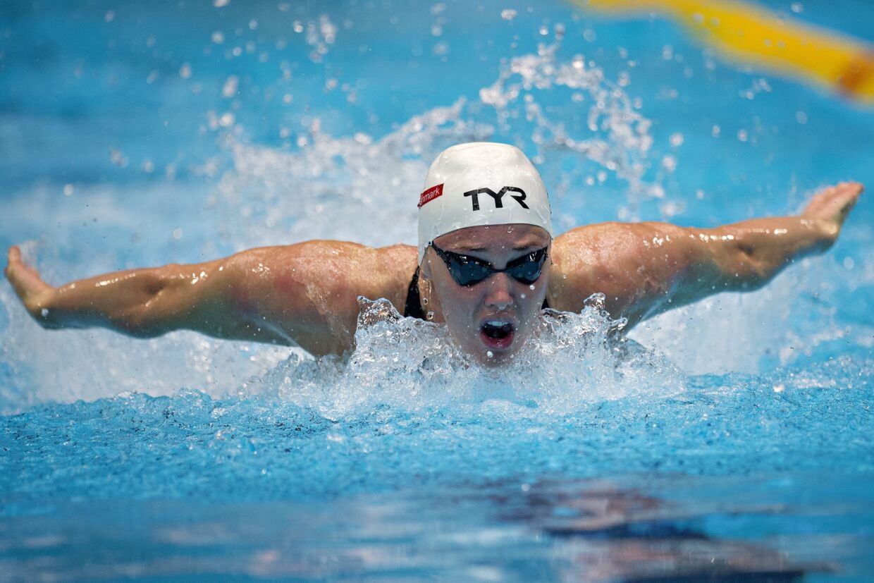 Jeanette Ottesen svømmede i hurtigste tid i gårsdagens semifinale i 50 meter butterfly ved VM på kortbane i Qatar. Arkivfoto: Claus Fisker