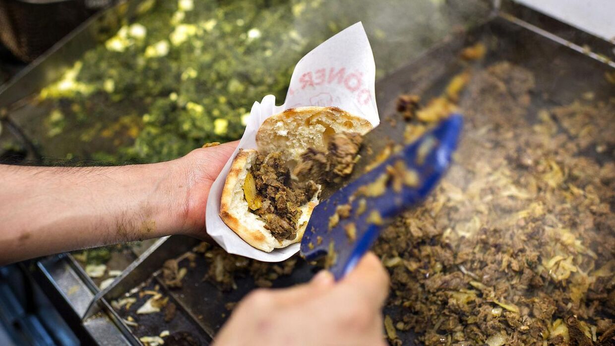 Kebabish på Vesterbro har fået anmærkninger for overtrædelser af fødevarelovgivingen på tre af de seneste fire kontrolbesøg. Arkivfoto.