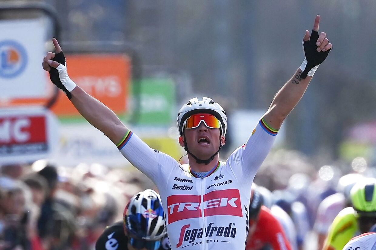 Mads Pedersen sejrede ved tredje etape af Paris-Nice.