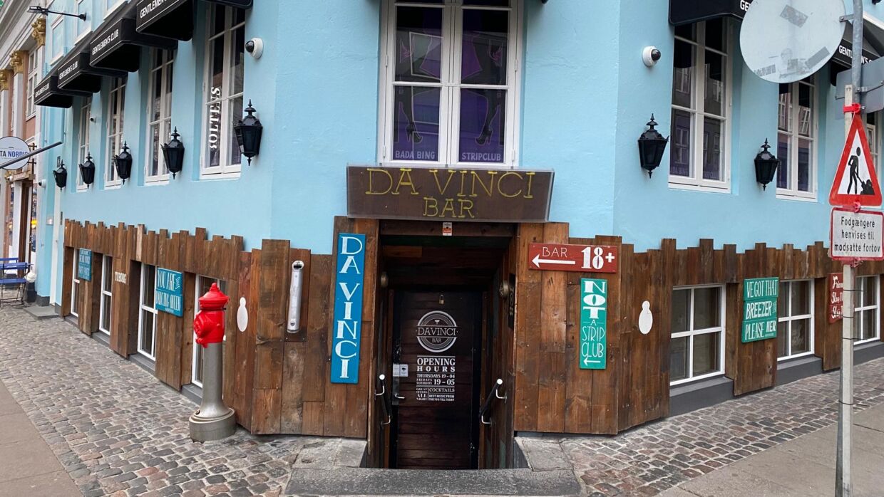 Da Vinci Bar er ejet af Rekom Group, som er Danmarks største nattelivskoncern og driver over 100 barer og natklubber i hele landet. Foto: Anders Malling Beck - B.T.