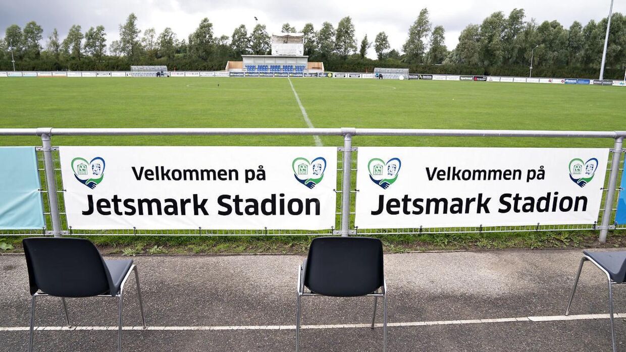 Jammerbugt FCs hjemmebane: Jetsmark Stadion i Pandrup.