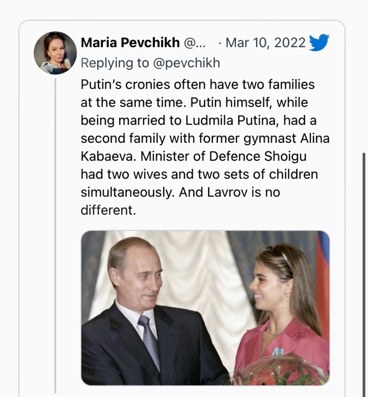 Både Putin. Lavrov og Shoigu lever ifølge de russiske antikorruptionsfolk et dobbeltliv.