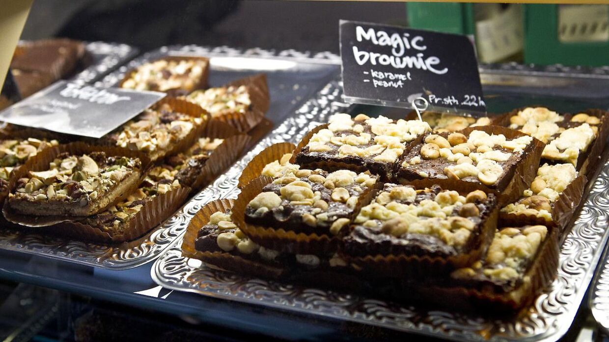 Ordet 'brownie' fik en knap så lækker betydning, da Fødevarestyrelsen 7. marts tidligere besøgte Grannys House på Frederiksberg. Arkivfoto