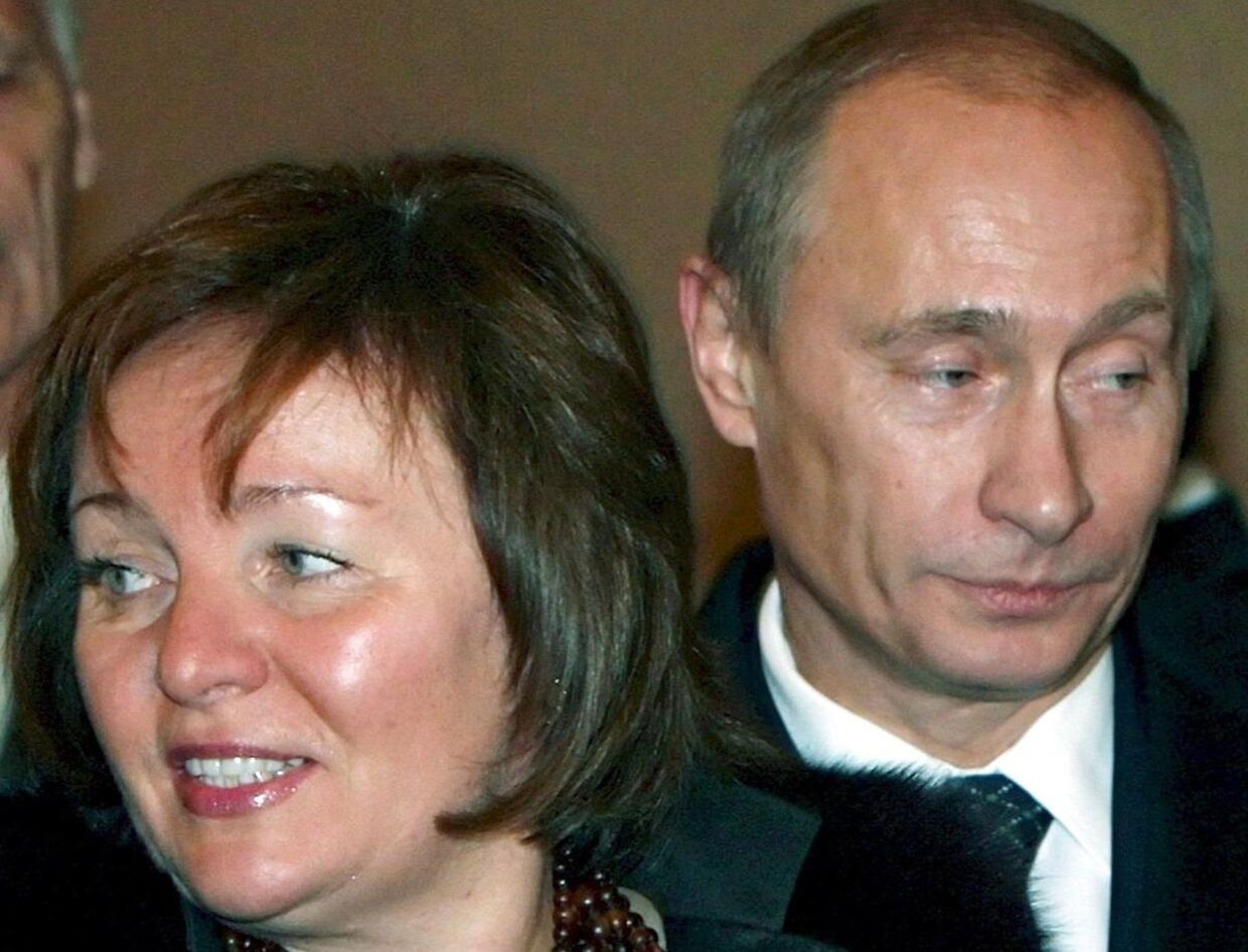 Putin og ekskonen, Ljudmila Putina, i 2007.
