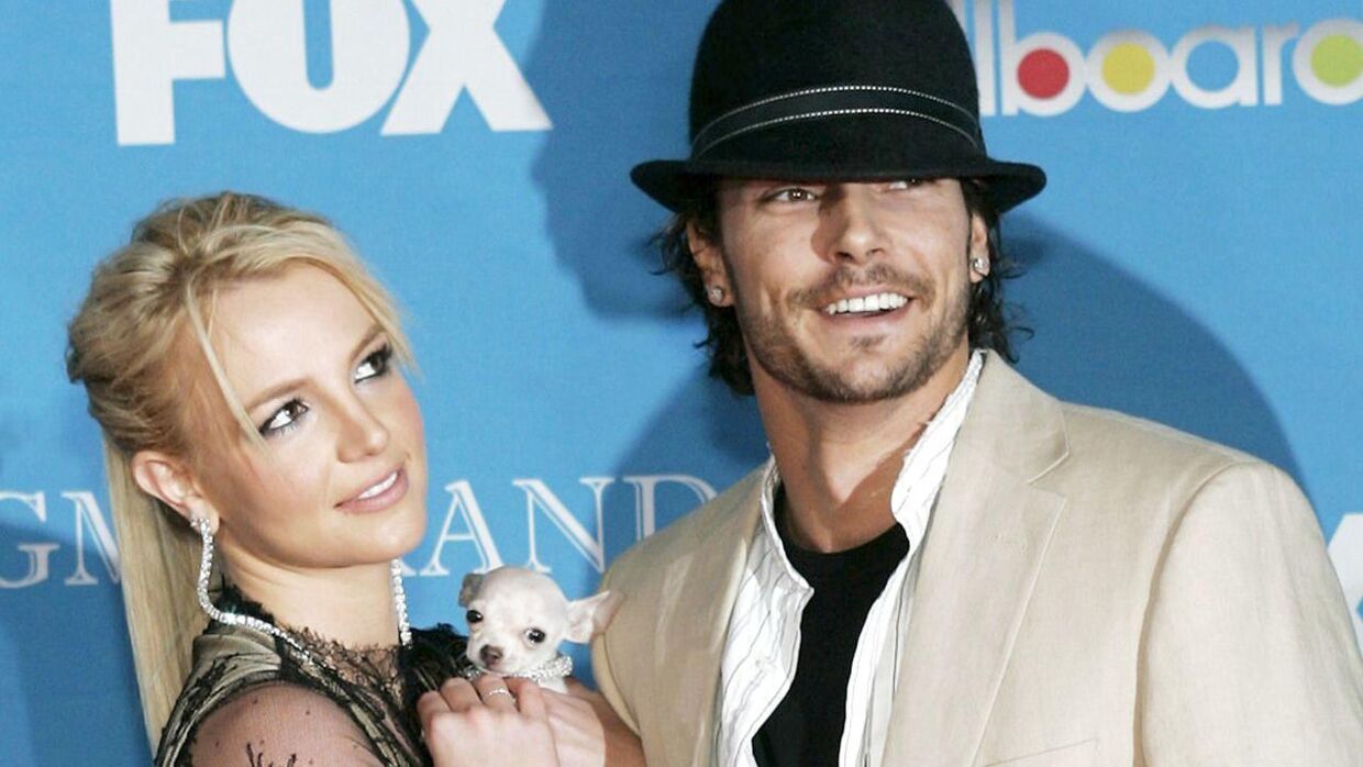 Britney Spears og Kevin Federline til prisuddeling i 2004, hvor de stadig var et par. De har to sønner sammen.