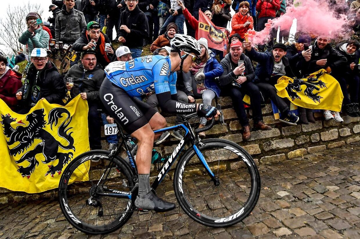 Michael Goolaerts overlevede ikke Paris-Roubaix i 2018.