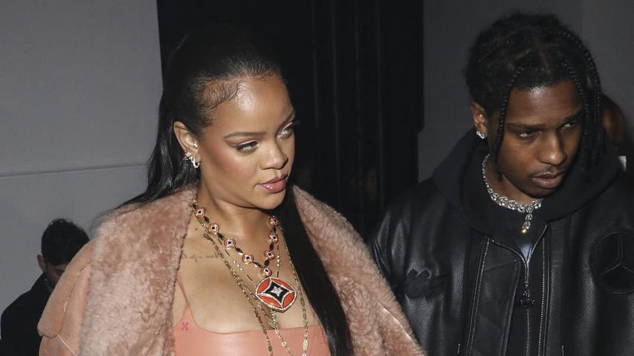 Rihanna og A$AP Rocky. Foto Vianney Le Caer/Invision/AP.