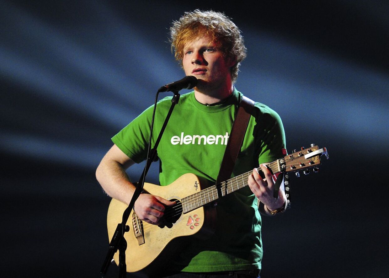 Ed Sheeran i begyndelsen af 2012.