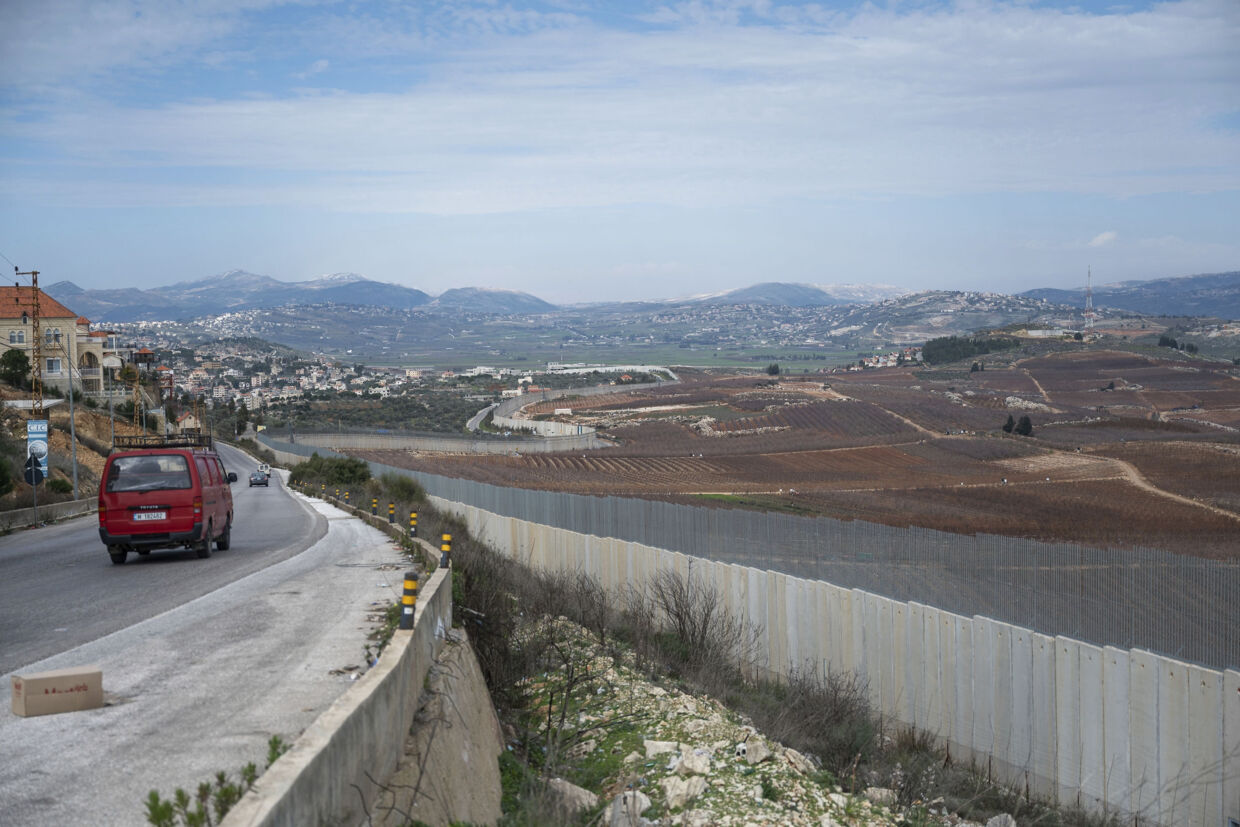 Det er relativt sjældent, at der er angreb ved grænsen mellem Israel og Libanon. (Arkivfoto) Arne Immanuel B&#039;&#039;nsch/Ritzau Scanpix