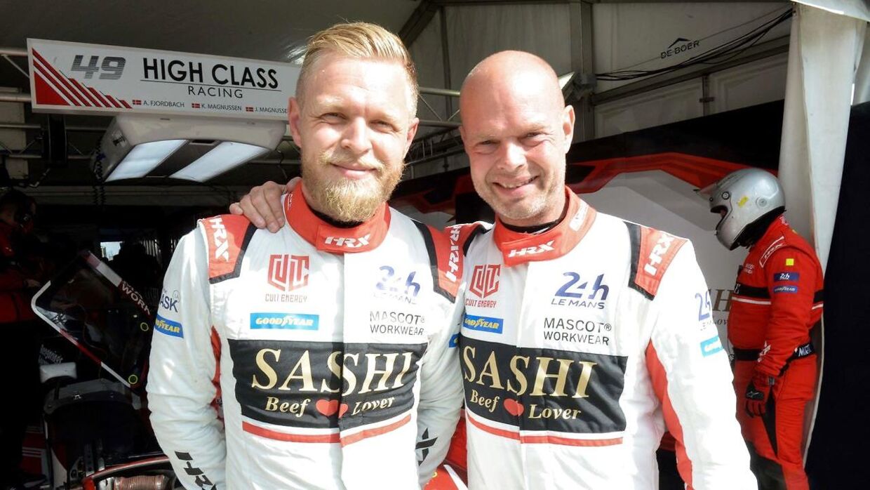 Jan Magnussen og sønnen, Kevin Magnussen, kørte ellers Le Mans sammen sidste år.