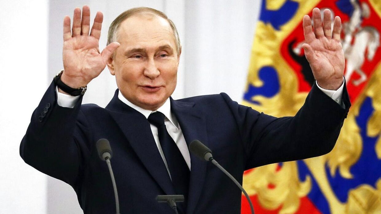 Her ses et billede af Vladimir Putin fra den 26. april.