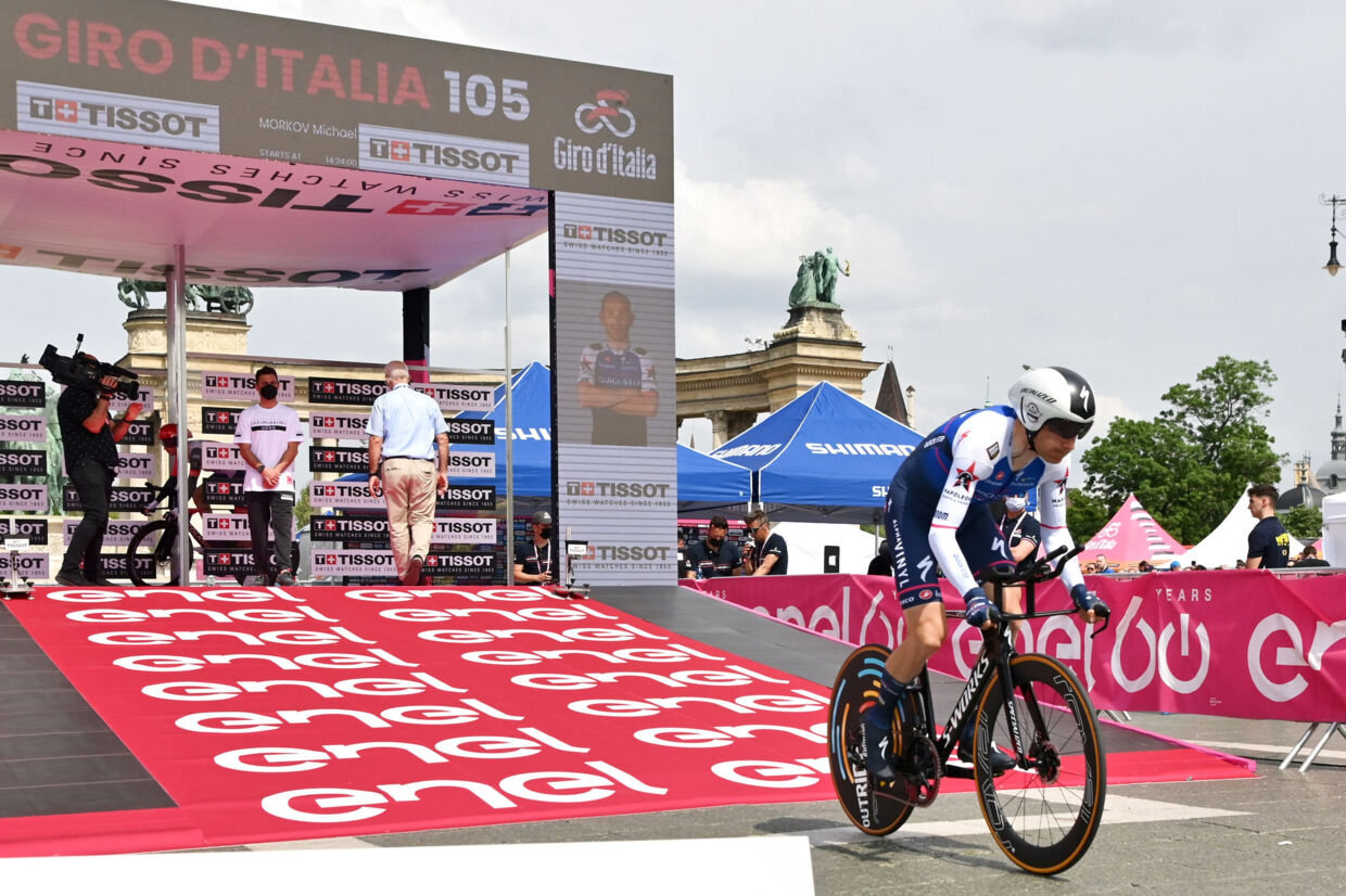 Michael Mørkøv nåede at køre seks etaper i Giro d&#039;Italia. Massimo Paolone/Ritzau Scanpix