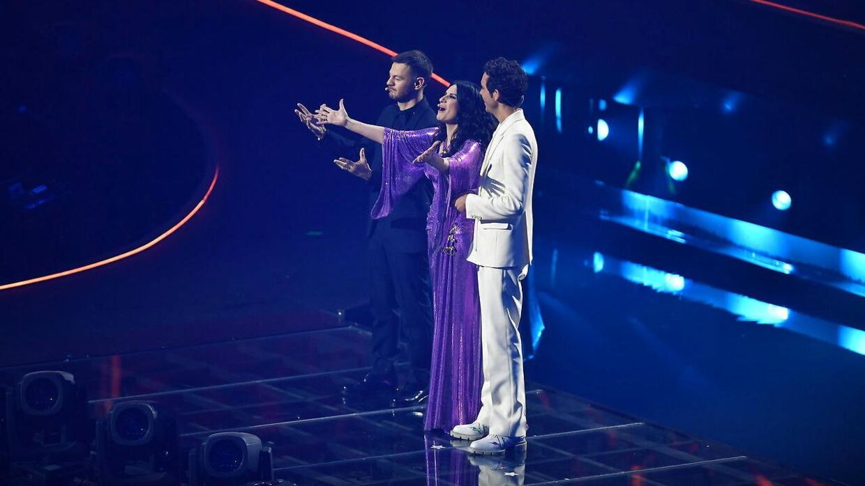 Her ses et billede fra årets Eurovision-finale.