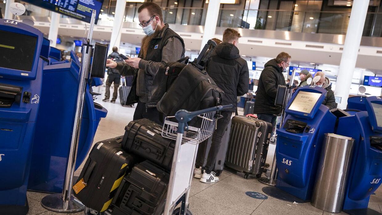 Løbenhavns Lufthavn: Passagerer, der i weekenden skal flyve inden for Europa, anbefales at komme op til 2,5 timer før afgang.