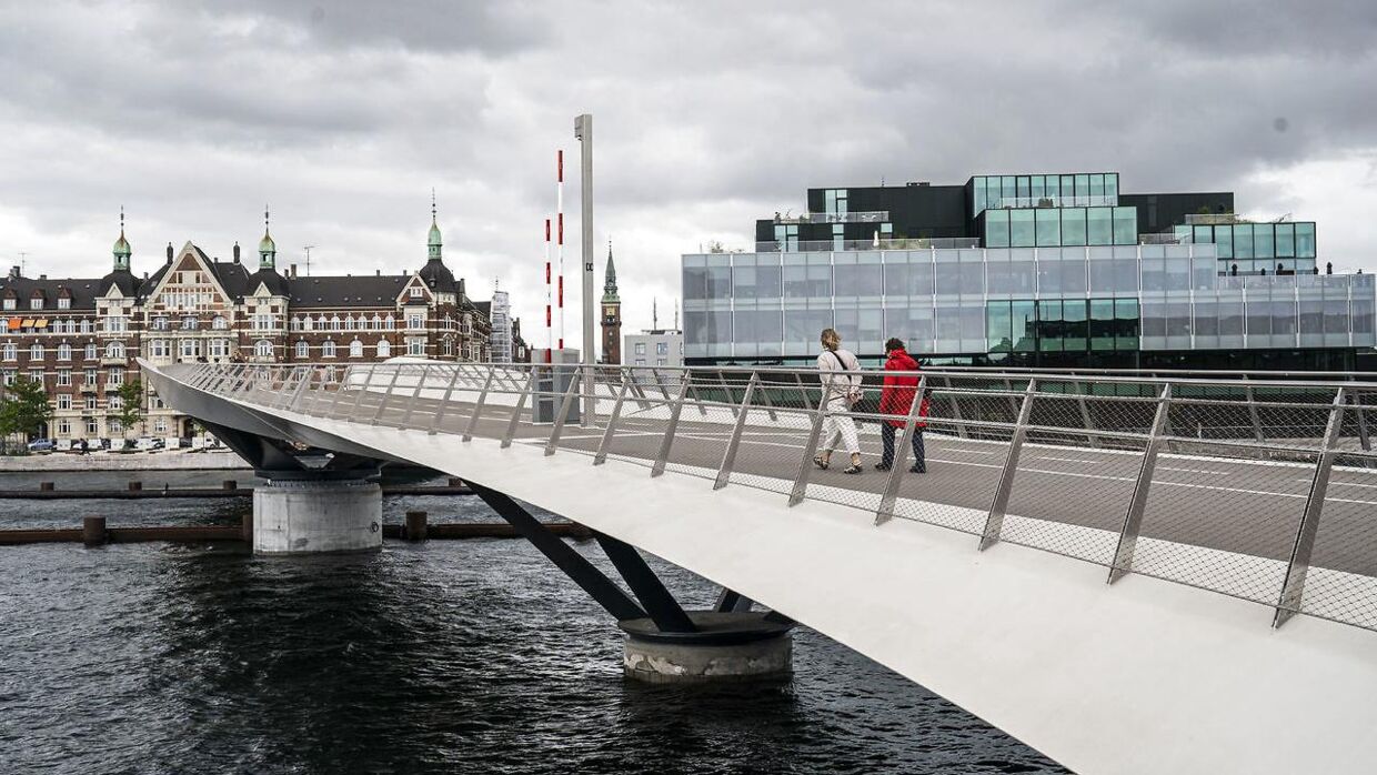 Lille Langebro i København er i øjeblikket ude af drift. Billedet er hentet i arkivet og viser altså ikke den aktuelle situation. (Arkivfoto)