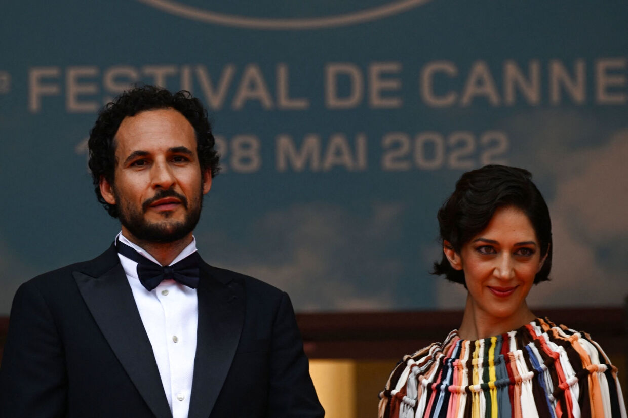 Dansk-iranske Ali Abbasi (til venstre) har instrueret filmen Holy Spider, der søndag fik premiere i Cannes. Patricia De Melo Moreira/Ritzau Scanpix