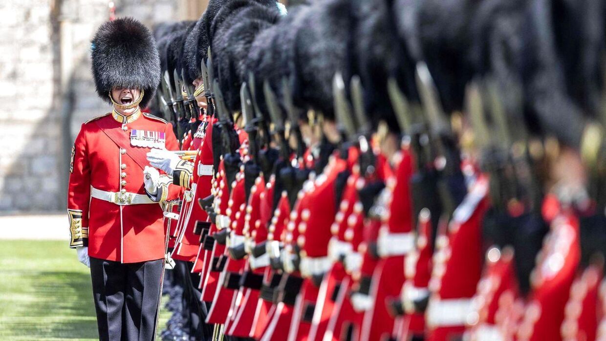 En skandale har ramt den irske garde få dage før dronning Elizabeths parade.