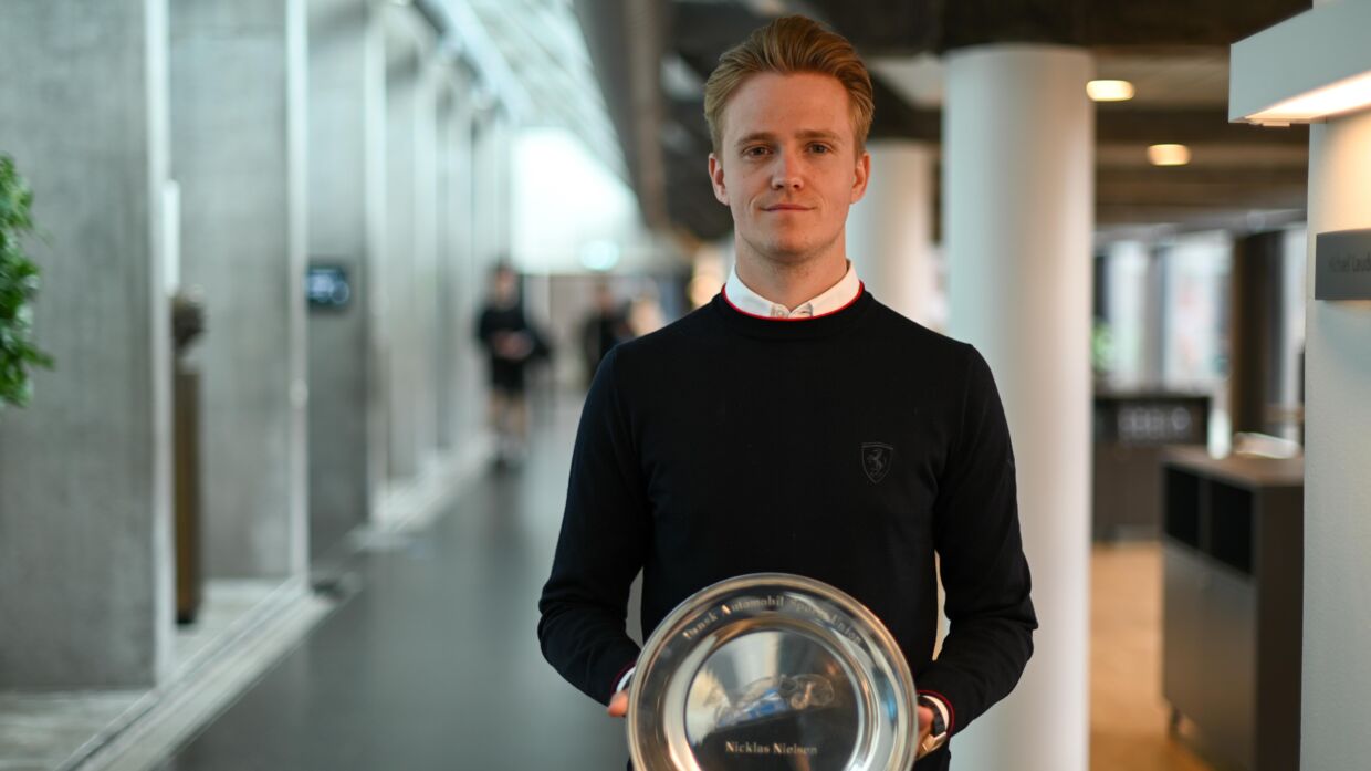 Nicklas Nielsen blev kåret til 'Årets Bilsportskører' i 2021 af Dansk Automobil Sports Union.