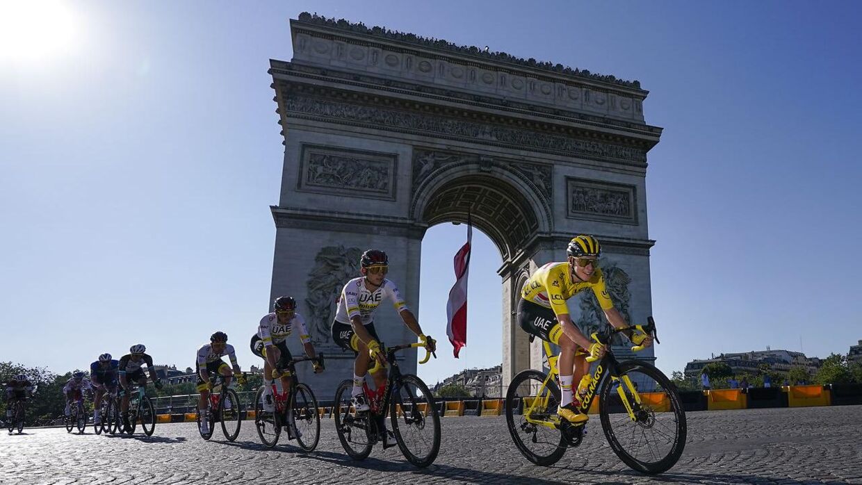 Tour de France-feltet på sidste etape.