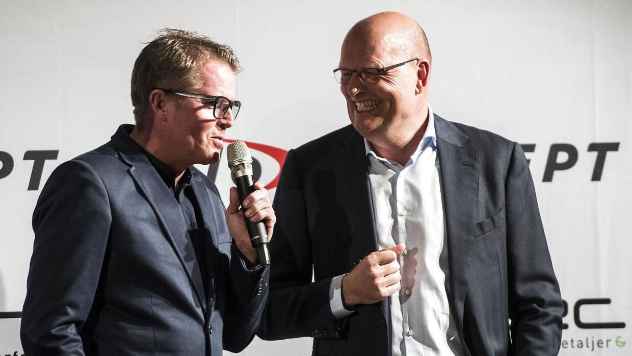 Rolf Sørensen og Bjarne Riis i 2017.
