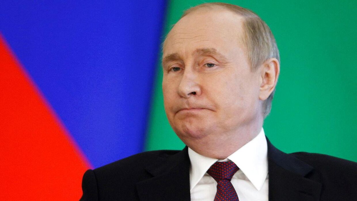 Her ses et billede af Vladimir Putin fra den 10. juni.