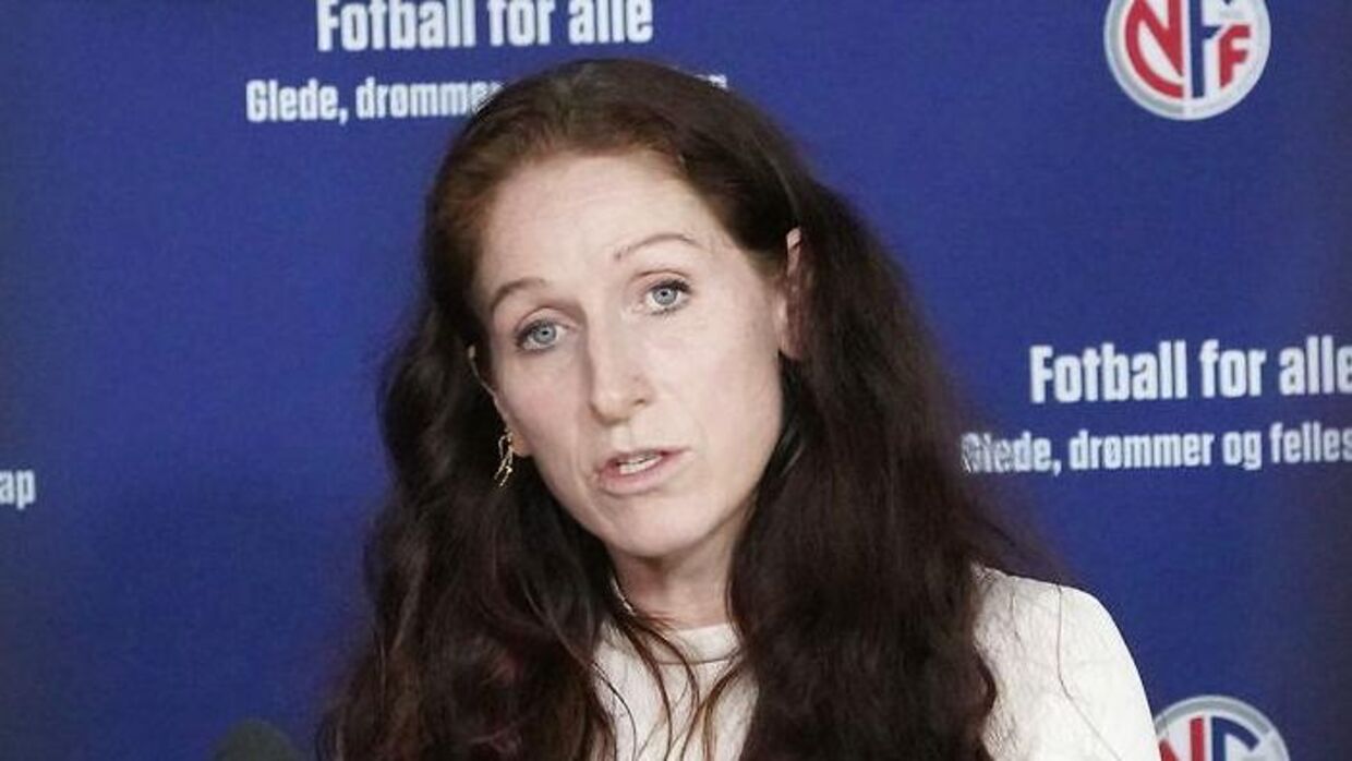 Fodboldpræsident i Det Norske Fodboldforbund (NFF) Lise Klaveness.