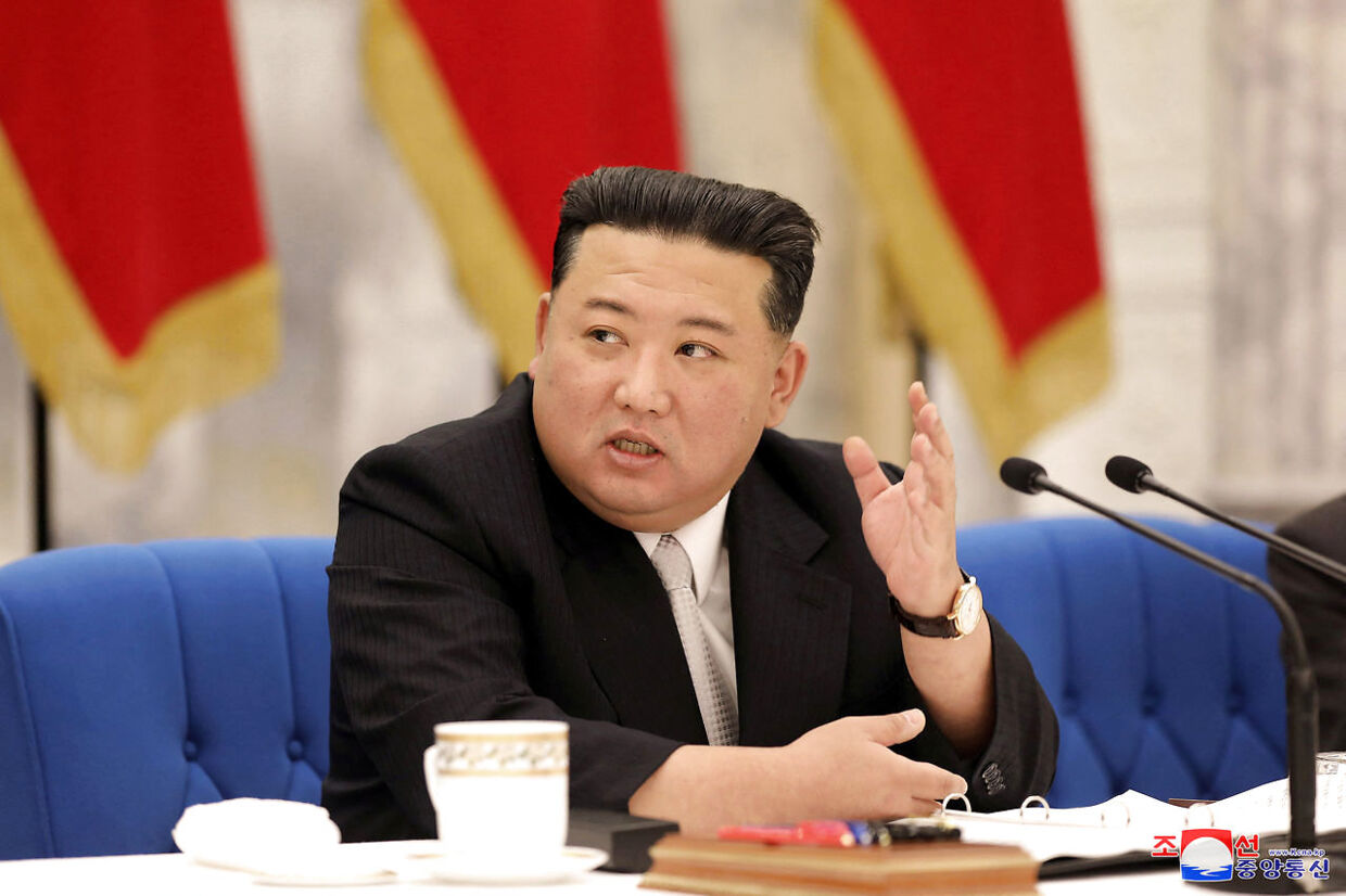 North Korean leader Kim Jong Un holds theThird Enlarged Meeting of Eighth Central Military Commission of the Workers' Party of Korea (WPK) in Pyongyang, North Korea, in this photo released by the country's Korean Central News Agency (KCNA) June 24, 2022. KCNA via REUTERS ATTENTION EDITORS - THIS IMAGE WAS PROVIDED BY A THIRD PARTY. REUTERS IS UNABLE TO INDEPENDENTLY VERIFY THIS IMAGE.NO THIRD PARTY SALES. SOUTH KOREA OUT.NO COMMERCIAL OR EDITORIAL SALES IN SOUTH KOREA.