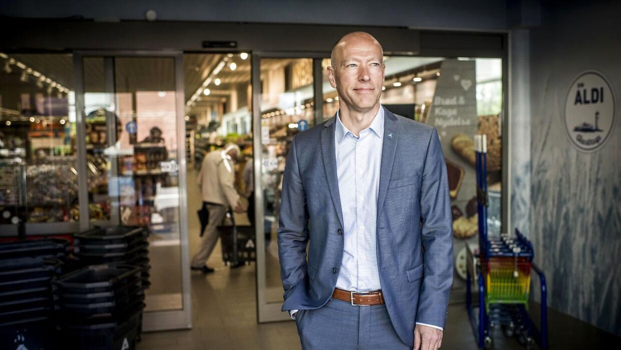 Her ses Finn Tang, der i 2017 overtog jobbet som chef for den tyske discountkæde Aldi i Danmark.