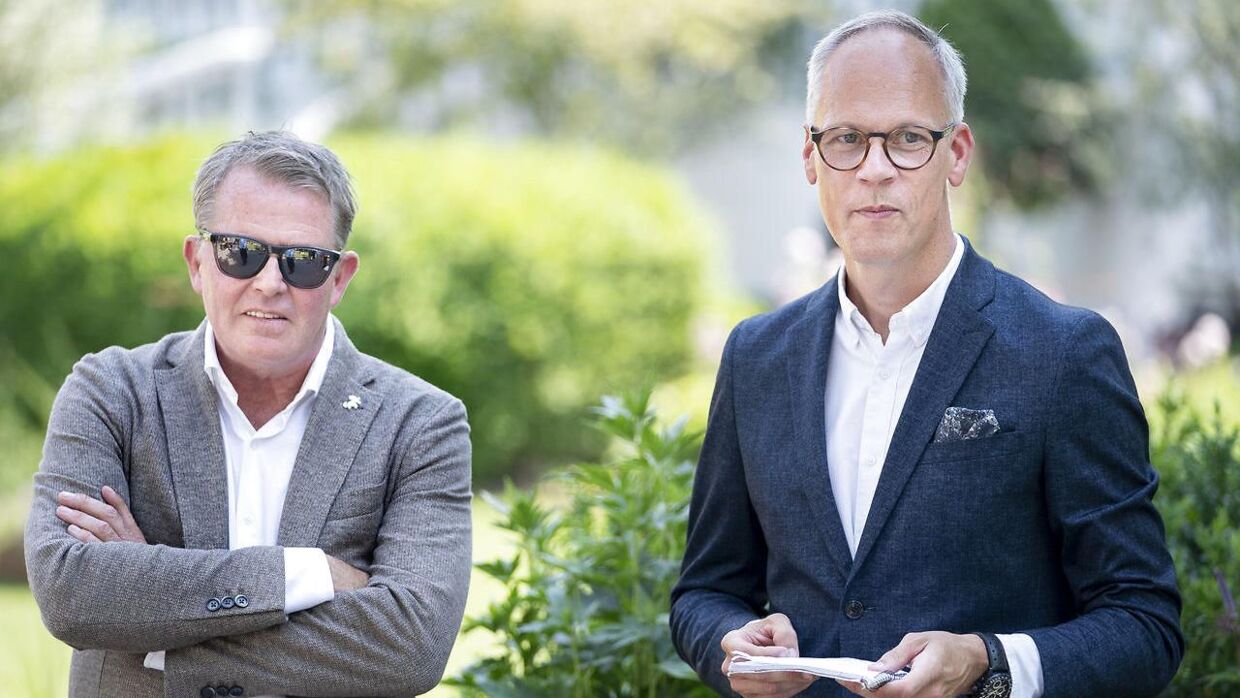 Rolf Sørensen og Dennis Ritter (th) til Grand Depart i København.