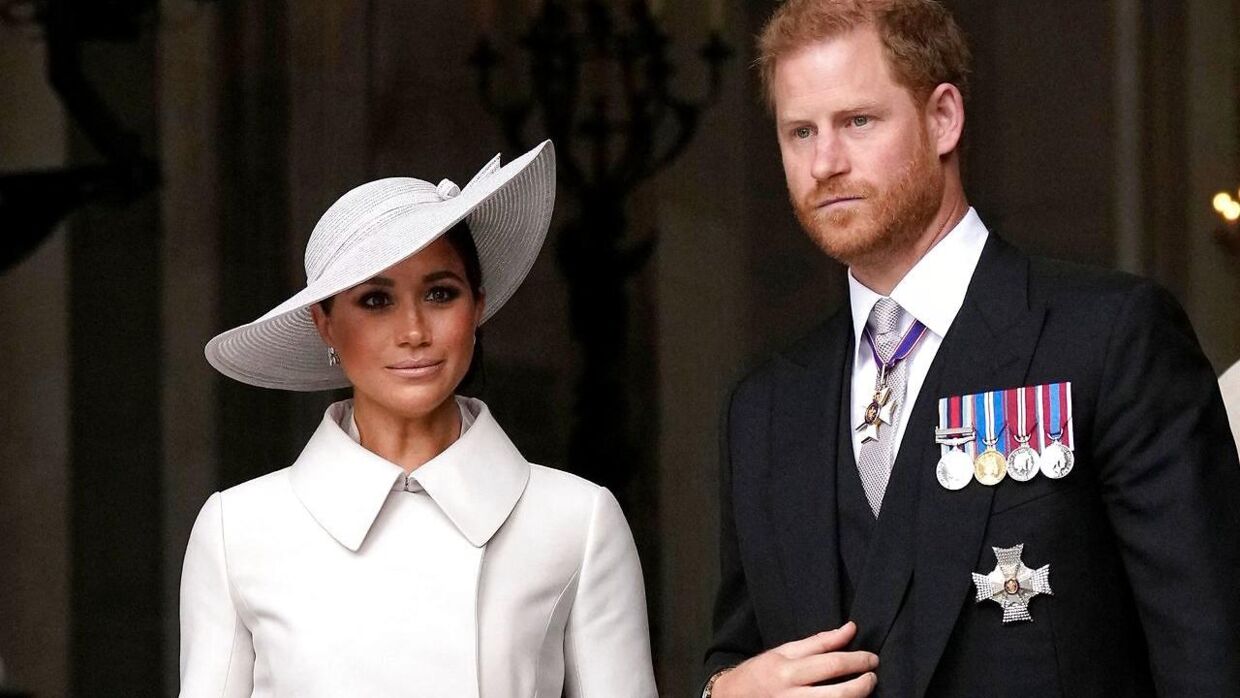 Prins Harry og hertuginde Meghan forlod det britiske kongehus under stort drama i 2021.