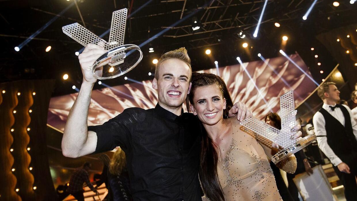  Mie Skov og Mads Vad vandt 'Vild med dans' sammen i 2013.