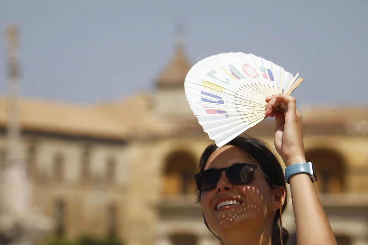 Varmt vejr i Spanien, her i Cordoba – hvor temperaturen sidst i juli nåede op på 42 grader.