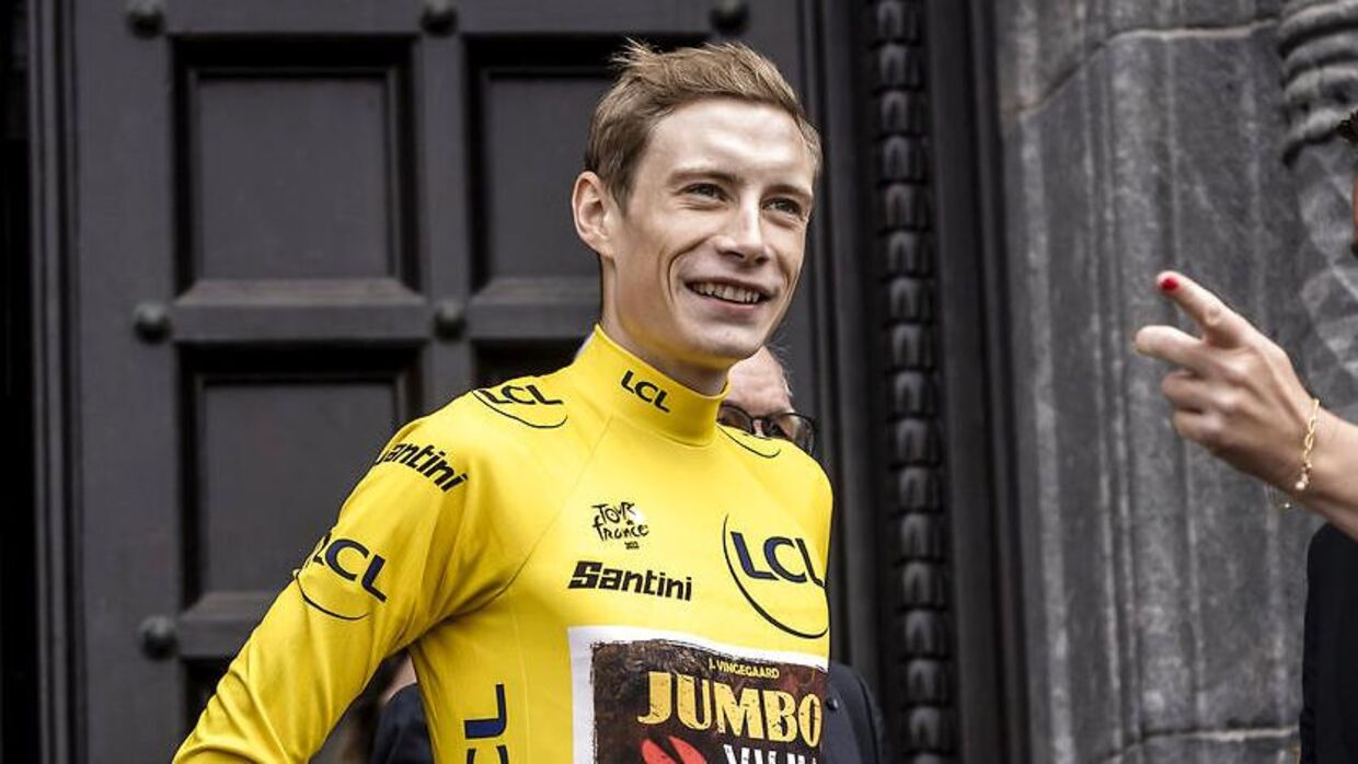 Jonas Vingegaard vinder årets Tour de France. Fejring på Københavns Rådhus og i Tivoli.