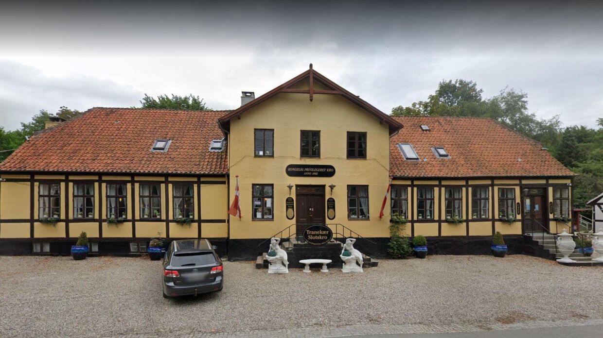 Tranekær Slotskro ligger i byen Tranekær på Langeland. Foto: Google Maps