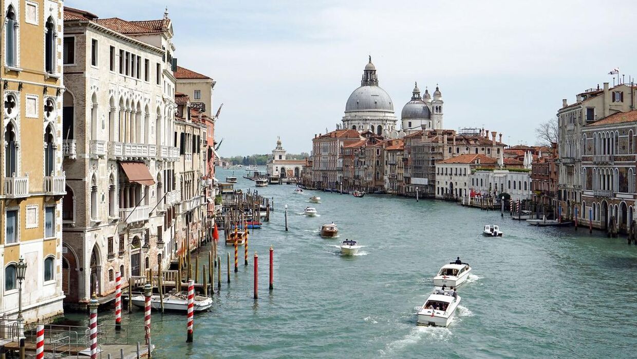 Grand Canal i Venedig.