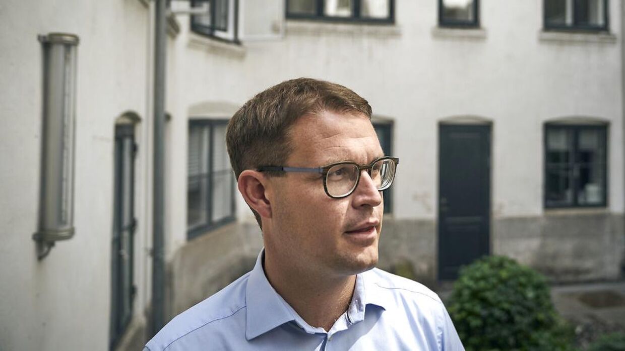 Her er indenrigs-og boligminister Christian Rabjerg Madsen (S).