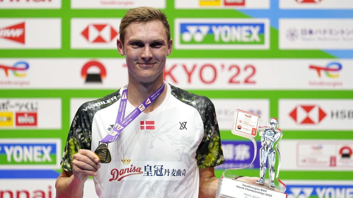 Viktor Axelsen hentede som den eneste en VM-medalje med hjem til Danmark. 