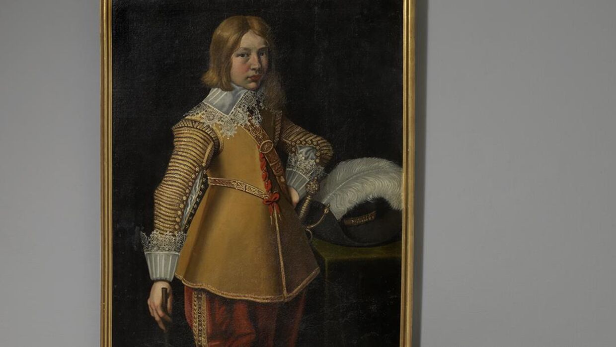 Portræt af den unge Valdemar Christian malet af Reinhold Timm og vurderet til 300.000-500.000 kr.