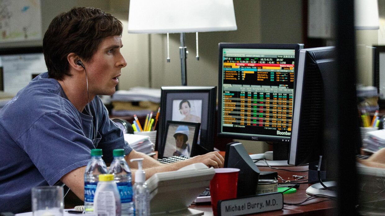 Skuespiller Christian Bale spillede Michael Burry i filmen 'The Big Short', der for alvor gjorde Michael Burry verdenskendt. Foto: Jaap Buitendijk/AP/Ritzau Scanpix