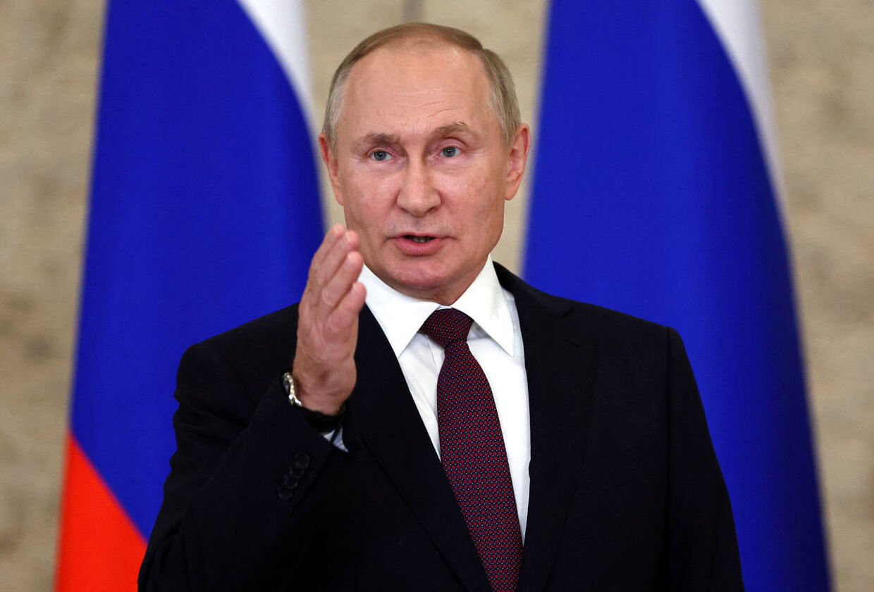 Vladimir Putin siger, at Rusland fortsat vinder frem i Ukraine