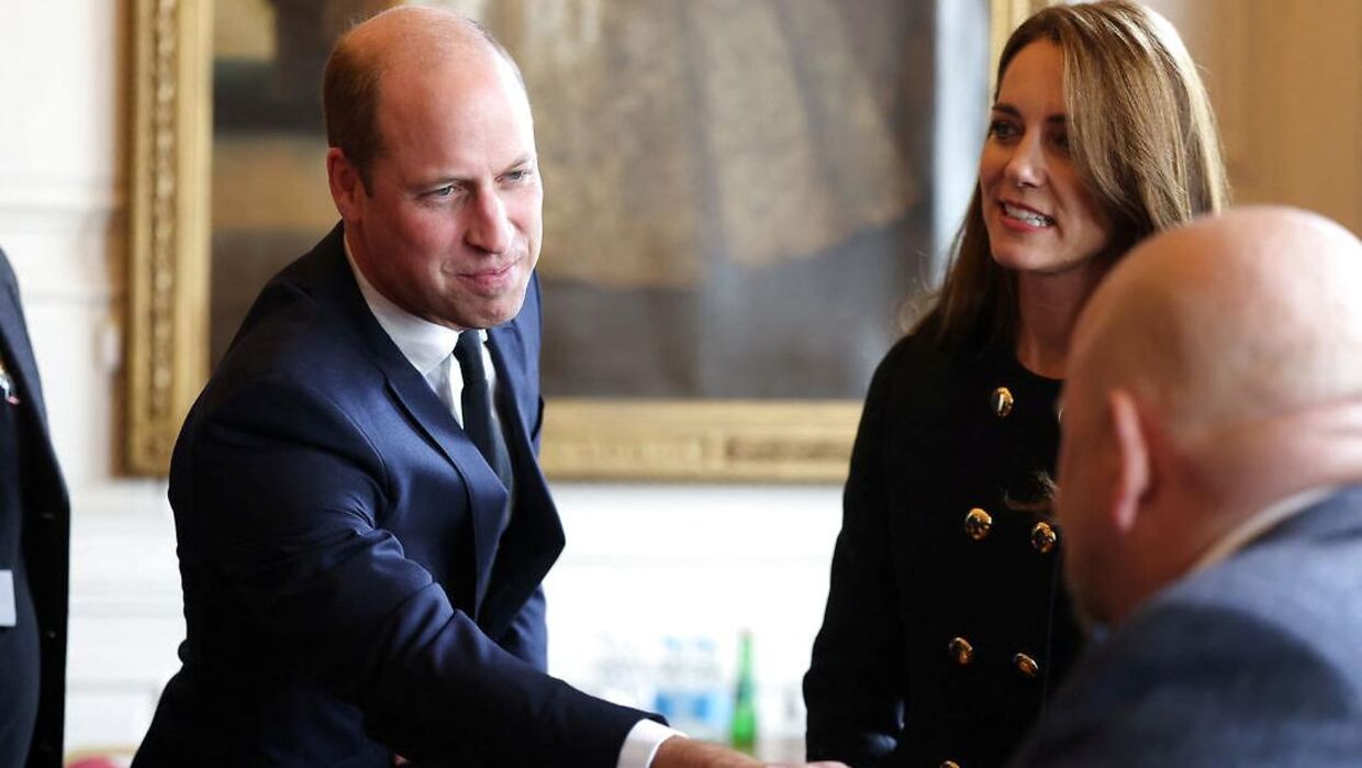 Prins William og prinsesse Kate takker de frivillige.