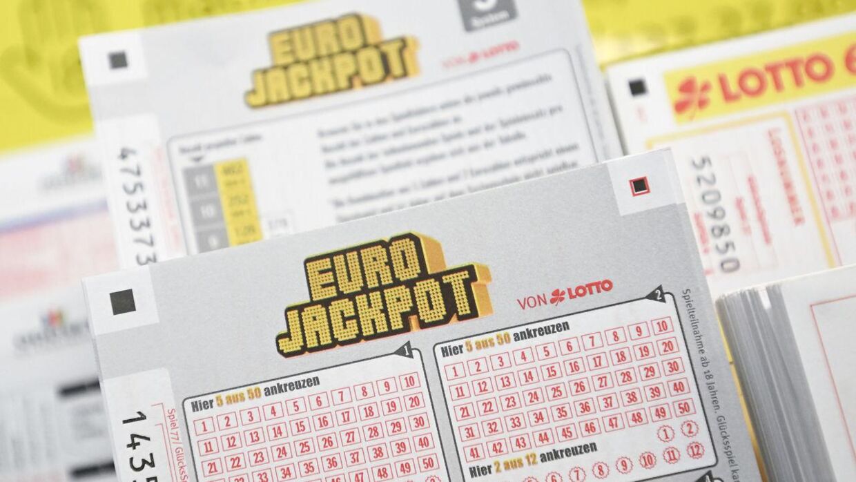 Næste trækning i Eurojackpot er på tirsdag, hvor der er 189 millioner kroner til en førstepræmie. Arkivfoto.