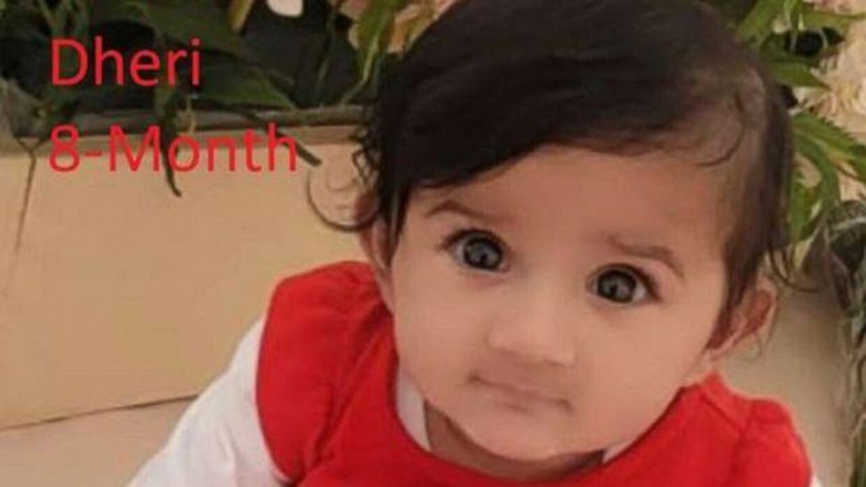 Den kun otte måneder Aroohi Dheri og hendes forældre og onkel er blevet fundet myrdet.