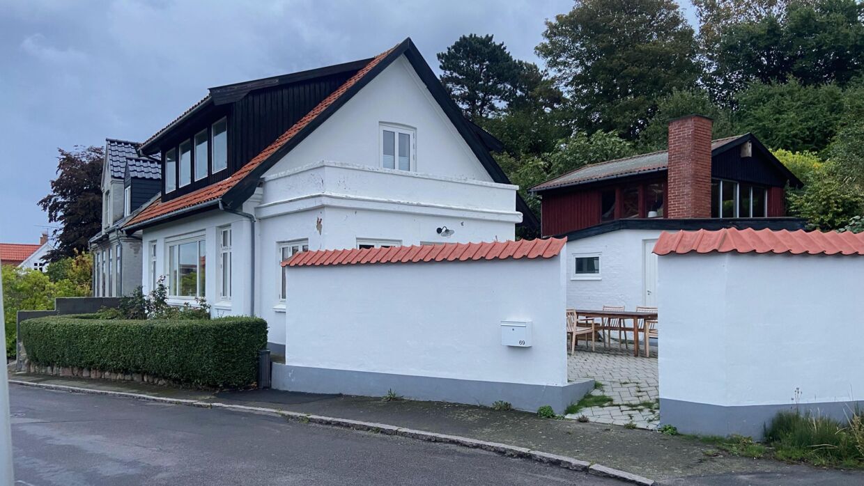 Lea Wermelins hus i Sandvig, Bornholm. Ministeren har ifølge eksperter brudt CPR-loven ved at have folkeregisteradresse på Bornholm, selvom hun primært opholder sig i København.