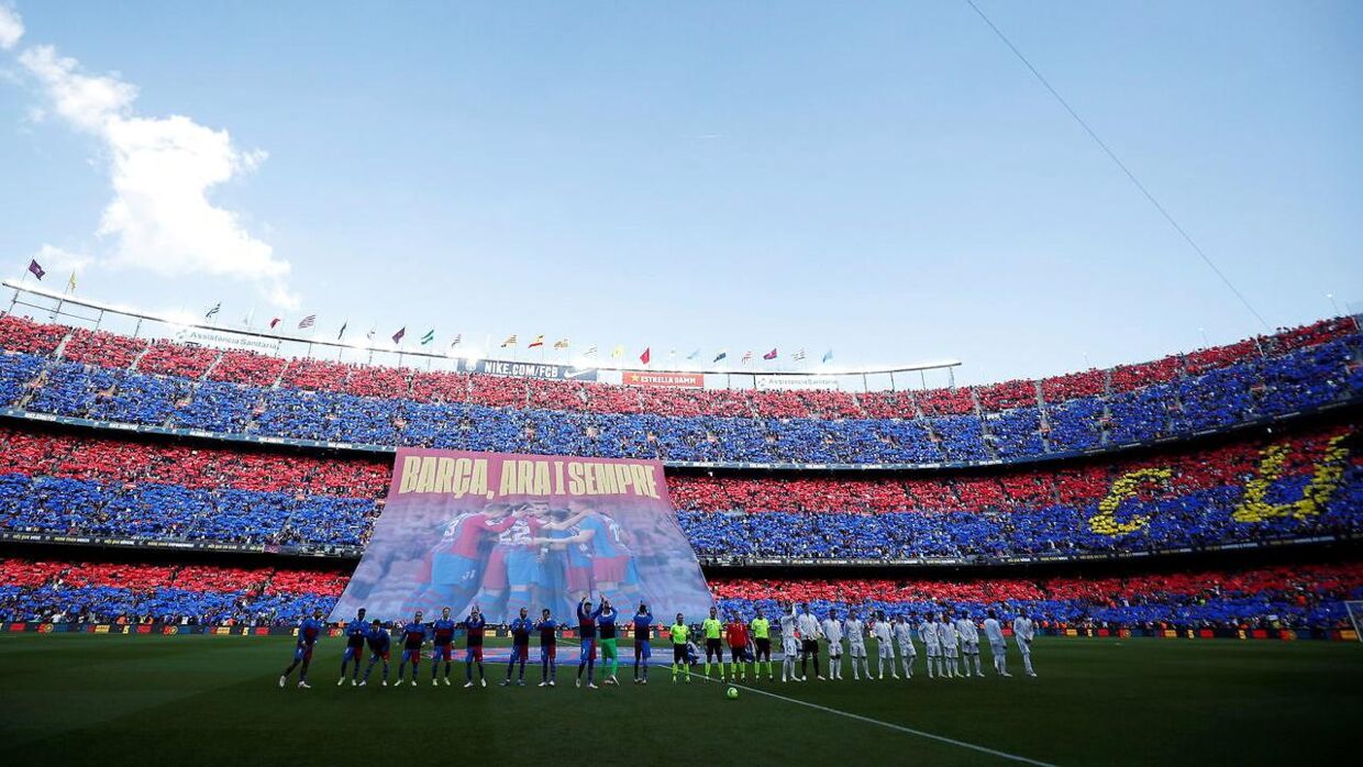 El Clasico på Camp Nou i oktober 2021. 