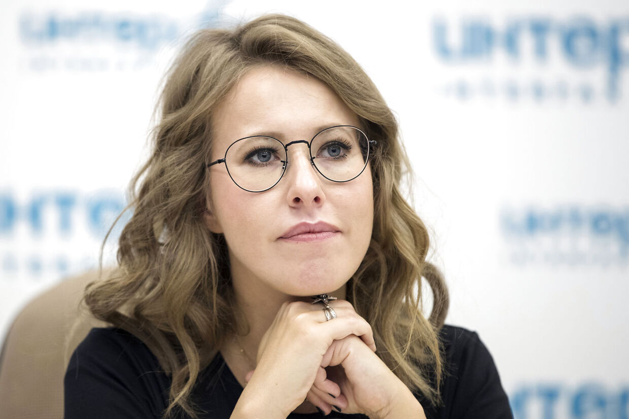 Ksenija Sobtjak ses her i 2018.