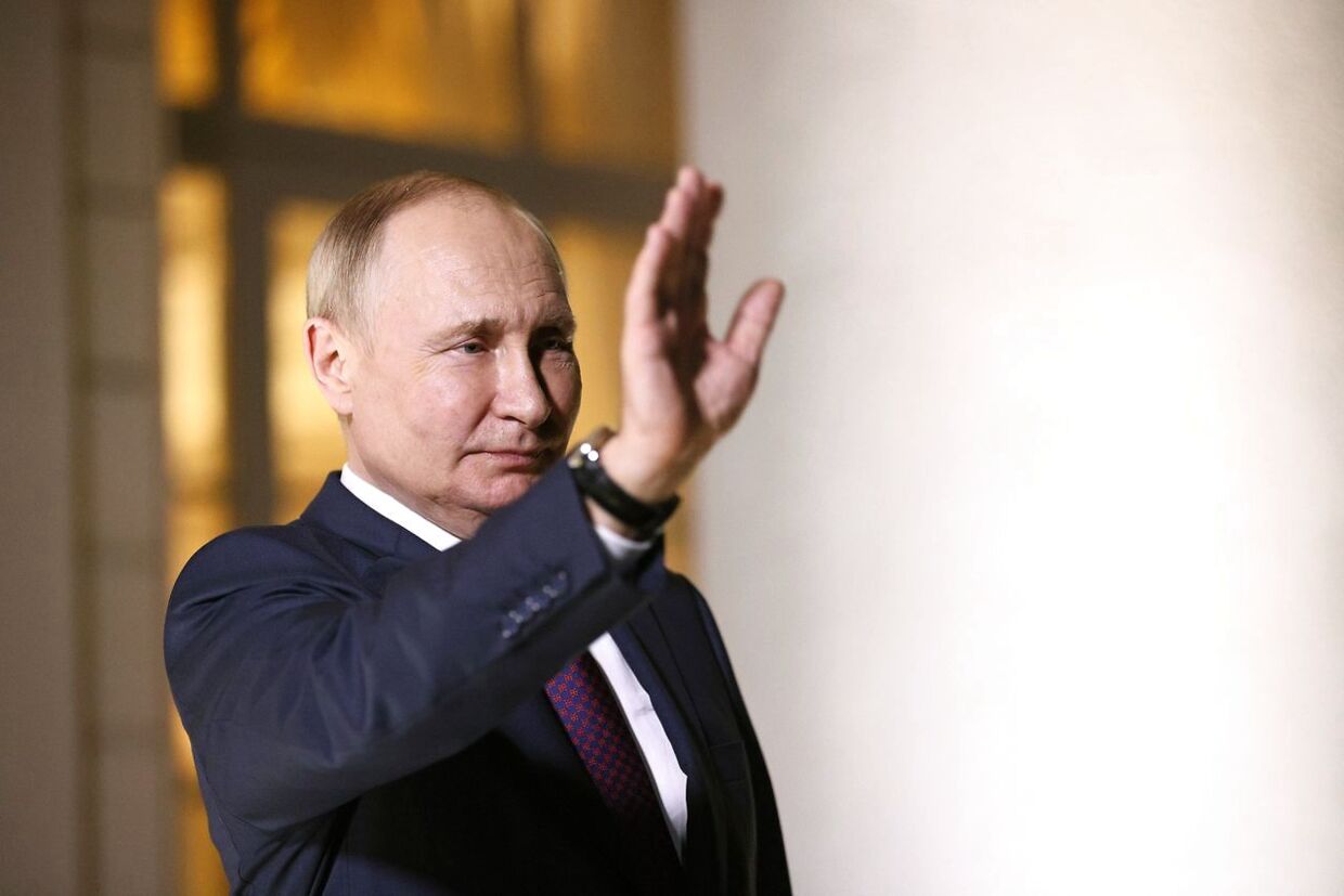 Arkivfoto af Vladimir Putin.